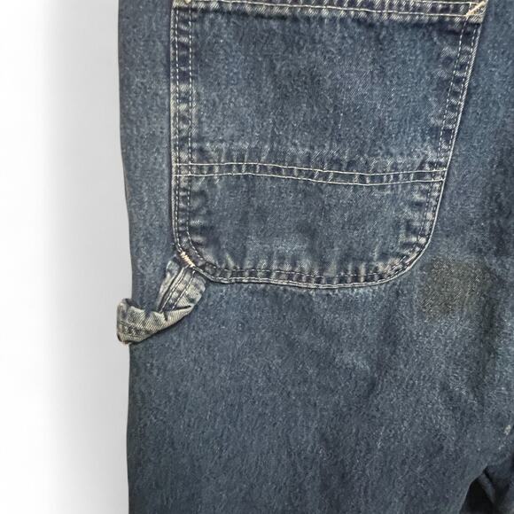 Carhartt Mens Washed Distressed Overalls Denim 38x36 Darkstone Series R07-DST - Picture 11 of 12